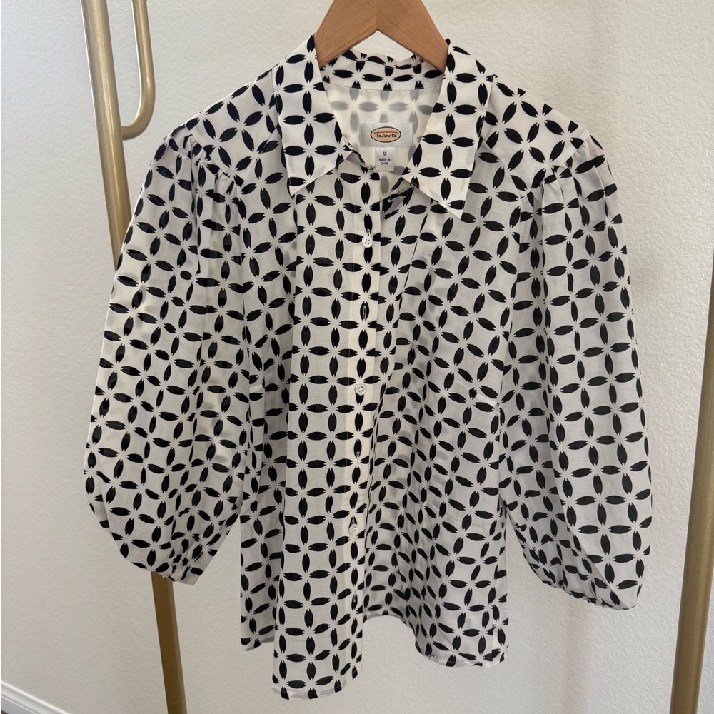 Talbots Puffy Sleeve Blouse